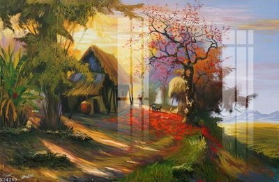 File gốc File gốc in tranh tổng hợp K24290 (vector) cho in ấn