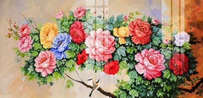 Tải file File gốc in tranh tổng hợp K24307 (PSD) cho in tranh 3D