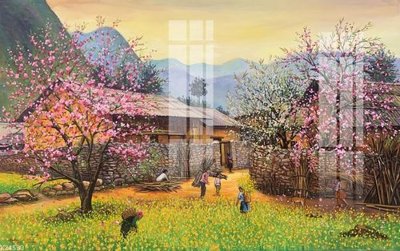 File PSD File gốc in tranh tổng hợp K24583 (gốc) nhiều lớp (multi-layer)