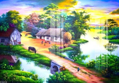 File tranh File gốc in tranh tổng hợp K24938 (ảnh gốc) in trần xuyên sáng