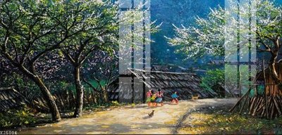 File tranh File gốc in tranh tổng hợp K25004 (file gốc) chủ đề phong thủy