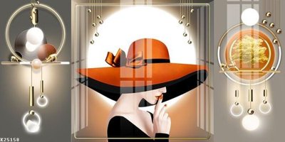 File ảnh File gốc in tranh tổng hợp K25158 (gốc) in poster