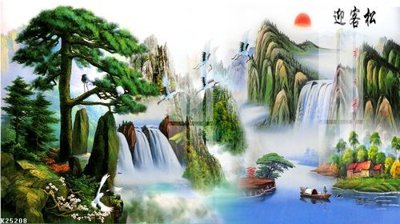 File tranh in tráng gương File gốc in tranh tổng hợp K25208 (siêu nét)