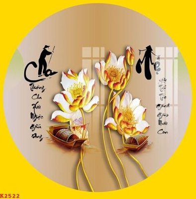 File gốc File gốc in tranh tổng hợp K2522 (in tráng gương) nghệ thuật