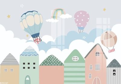 File tranh File gốc in tranh tổng hợp K25247 (gốc) chủ đề thành phố