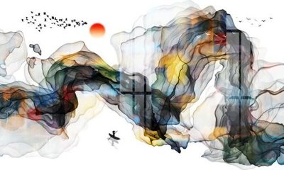 File tranh trang trí File gốc in tranh tổng hợp K25253 (tải file gốc)