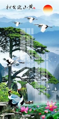 File gốc File gốc in tranh tổng hợp K25256 (cho in ấn) độc quyền