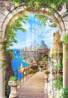 Ảnh gốc File gốc in tranh tổng hợp K25331 (độ nét cao) in tráng gương