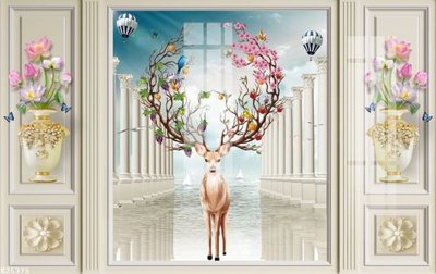 File tranh File gốc in tranh tổng hợp K25375 (gốc) chủ đề tĩnh vật