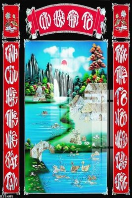 File gốc File gốc in tranh tổng hợp K25405 (ảnh chi tiết) để in trần