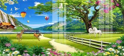 File ảnh File gốc in tranh tổng hợp K26128 (gốc) in PP, decal