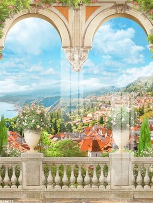 File in trần File gốc in tranh tổng hợp K26651 (file gốc) phong thủy