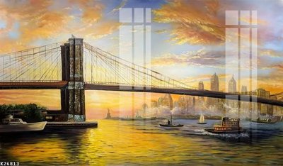 File in mica File gốc in tranh tổng hợp K26813 (bản gốc) làm vách ngăn