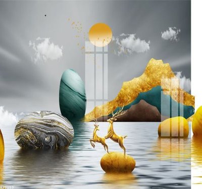 Download file File gốc in tranh tổng hợp K27153 (chuẩn in) chất lượng cao