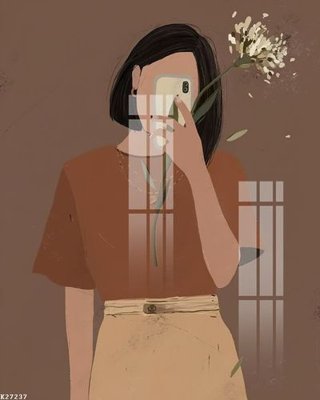 File in trần File gốc in tranh tổng hợp K27237 (bản gốc) mây trời