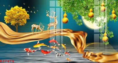 File gốc File gốc in tranh tổng hợp K27474 (cho in 3D) độc đáo