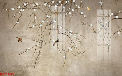 File gốc File gốc in tranh tổng hợp K27492 (trang trí) cho phòng khách