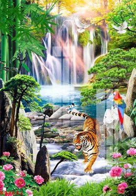 File tranh gốc File gốc in tranh tổng hợp K27682 chủ đề hiện đại