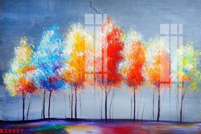 File in trần File gốc in tranh tổng hợp K28007 (bản gốc) đại dương