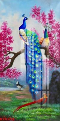 File in mica File gốc in tranh tổng hợp K28252 (bản gốc) làm vách ngăn