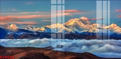 File in trần File gốc in tranh tổng hợp K28563 (bản gốc) đại dương