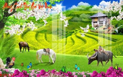 File tranh File gốc in tranh tổng hợp K29117 (bản gốc) in lụa 5D