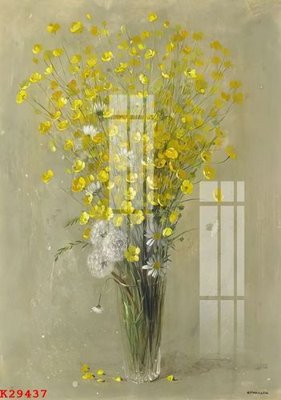 File gốc File gốc in tranh tổng hợp K29437 (in lụa) tranh phong thủy