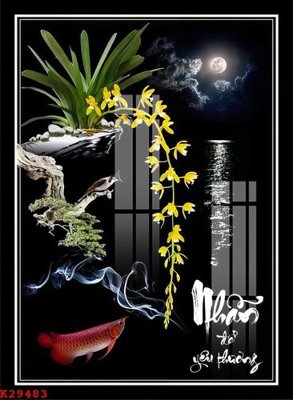 File gốc File gốc in tranh tổng hợp K29483 (trang trí) phòng ngủ