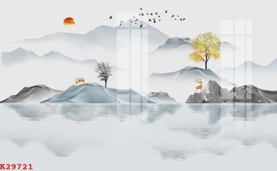 Tải file gốc in lụa File gốc in tranh tổng hợp K29721 siêu nét