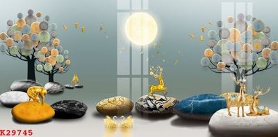 File tranh File gốc in tranh tổng hợp K29745 (bản gốc) trang trí văn phòng