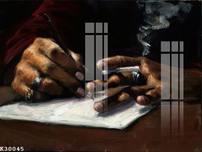 File gốc File gốc in tranh tổng hợp K30045 (in lụa) trang trí tường