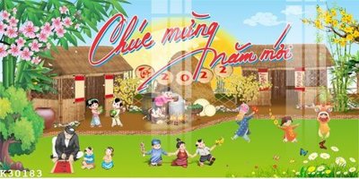 File gốc File gốc in tranh tổng hợp K30183 (in lụa) tranh mã đáo