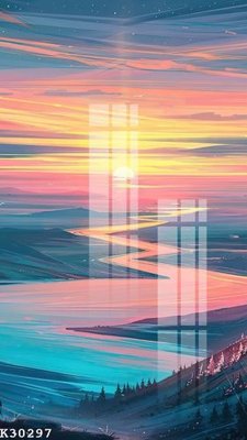 File PSD File gốc in tranh tổng hợp K30297 (bản gốc) độ phân giải cao