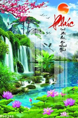 Cung cấp file tranh gốc File gốc in tranh tổng hợp K30386 độc quyền
