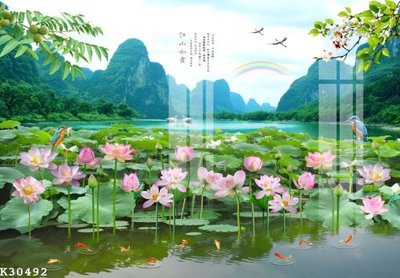 File tranh File gốc in tranh tổng hợp K30492 (gốc) in vải canvas