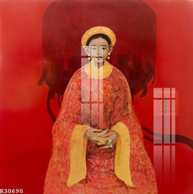 File tranh File gốc in tranh tổng hợp K30690 (ảnh gốc) in trần 3D