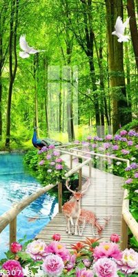 File in ấn File gốc in tranh tổng hợp K30718 (bản gốc) cao cấp