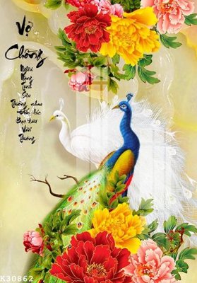 Chi tiết file ảnh File gốc in tranh tổng hợp K30862 sắc nét