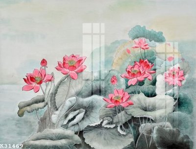 File in trần File gốc in tranh tổng hợp K31469 (file gốc) hoa văn 3D