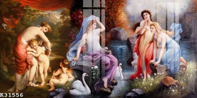 File tranh in trần 3D File gốc in tranh tổng hợp K31556 (ảnh gốc)