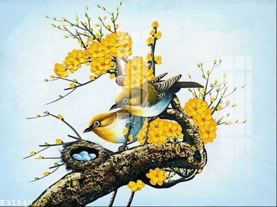 File in mica File gốc in tranh tổng hợp K31840 (bản gốc) làm vách ngăn