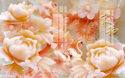 File tranh gốc in trần nhà File gốc in tranh tổng hợp K31949 3D