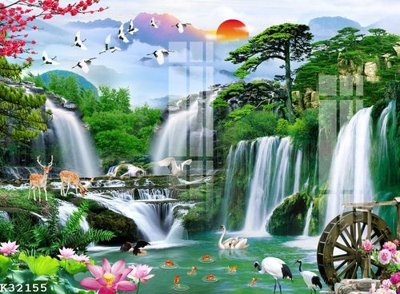 Ảnh gốc file in lụa File gốc in tranh tổng hợp K32155 chi tiết