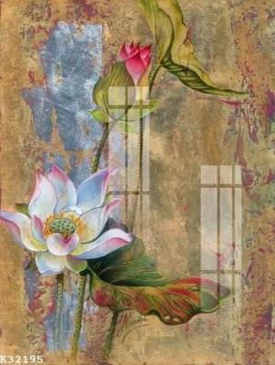 File tranh PSD File gốc in tranh tổng hợp K32195 chất lượng cao