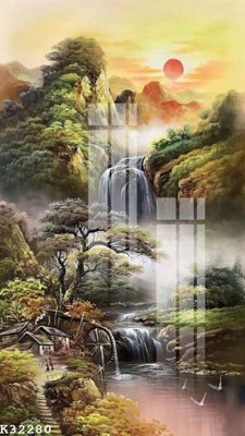 File tranh File gốc in tranh tổng hợp K32280 (gốc) chủ đề tĩnh vật