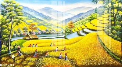 File gốc File gốc in tranh tổng hợp K32281 (in tráng gương) ốp tường