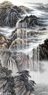 File tranh gốc File gốc in tranh tổng hợp K32295 (bản quyền) file PSD