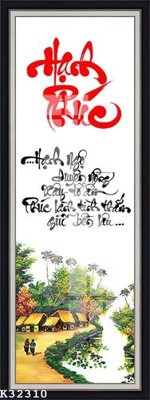 Ảnh gốc File gốc in tranh tổng hợp K32310 (độ nét cao) in tráng gương