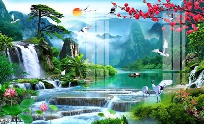 File gốc File gốc in tranh tổng hợp K32395 (in lụa) cao cấp