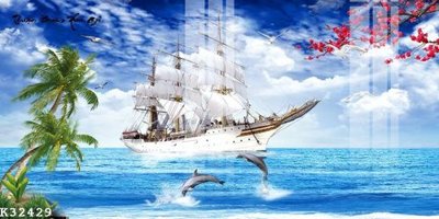 File gốc File gốc in tranh tổng hợp K32429 (in lụa) họa tiết 3D